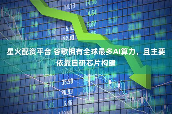 星火配资平台 谷歌拥有全球最多AI算力，且主要依靠自研芯片构建